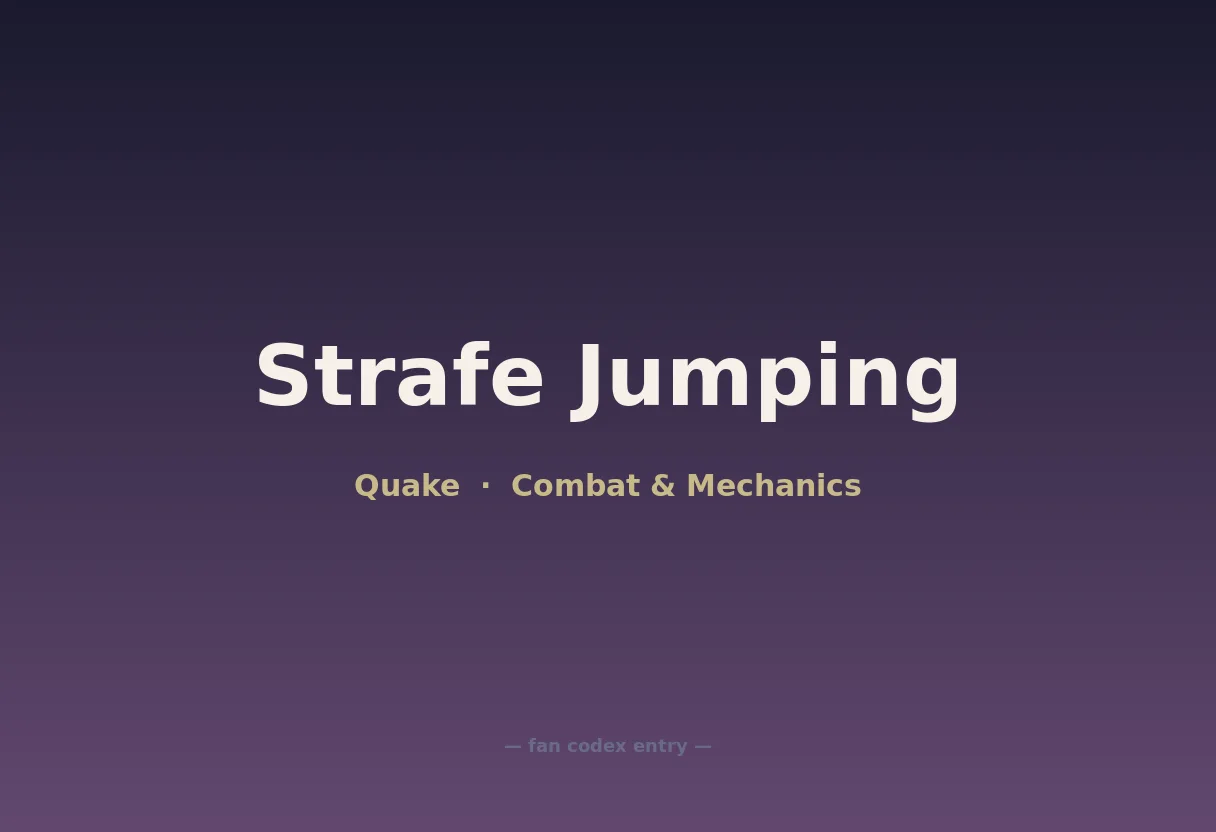 Strafe Jumping